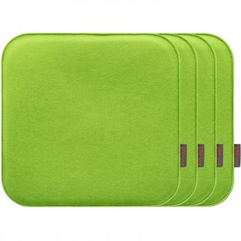 Coussin Vert Carreaux Magma