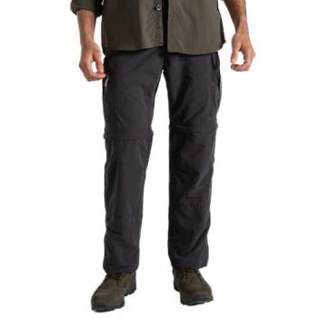 Craghoppers Pantaloni Cargo Convertibili NosiLife Nero Pepe 29