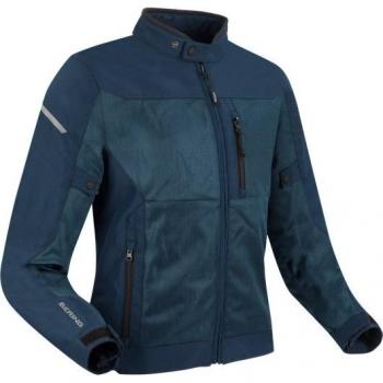 Bering Ozone Giacca Tessile Moto Blu L
