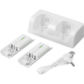 Wii Remote Control High Capacity Rechargeable Battery Pack with Dock