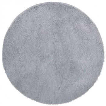 Navarra Shaggy Peloso Grigio Argento 240x240 cm