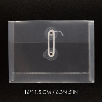 Clear Plastic Storage Bag for Craft Supplies