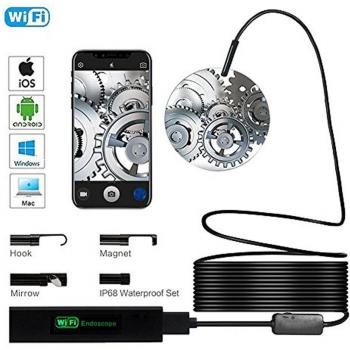 Endoscopio USB HD 1080P Wifi Cámara Inspección 1M 2M 3.5M 5M 10M
