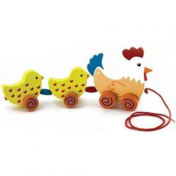 Gallina con Pulcini da Trainare Viga