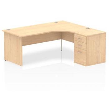 Impulse 1800 Right Hand Panel End Workstation 600 Pedestal M