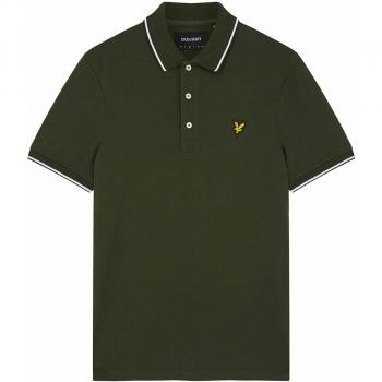 Polo Tipped Verde Oliva Lyle & Scott