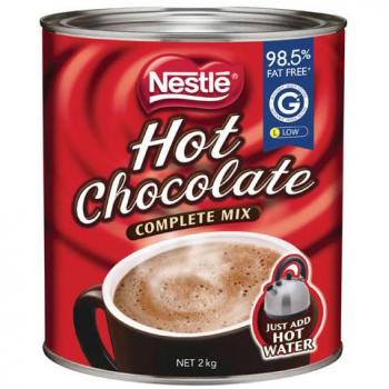 Nestlé Hot Chocolate Complete Mix 2kg Can