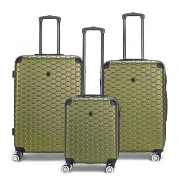 Globetrekker Groen Expandable Kofferset met ABS