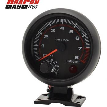Moteur pas à pas 3,75 pouces avec jauge 0-8000 RPM et avertissement