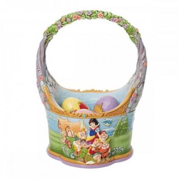 Panier de Pâques avec 3 œufs Blanche-Neige Enesco