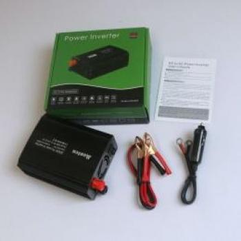Měnič napětí EUROCASE 12 V → 230 V 300 W s USB výstupem