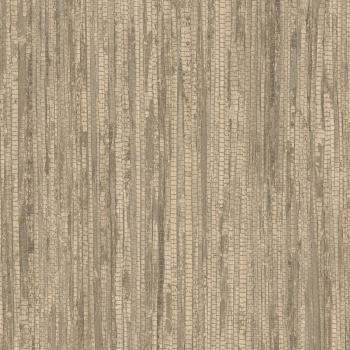 Carta da Parati Wicker Marrone Graminacee Naturali