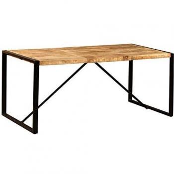 VidaXL Solid Rough Mango Wood Dining Table 70.9