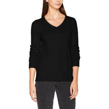 VILA V-Pullover 'VIRIL V-NECK L/S KNIT TOP