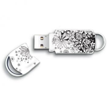Unidad Flash Integral XPRESSION FLORS 16GB – Capacidad Extrema