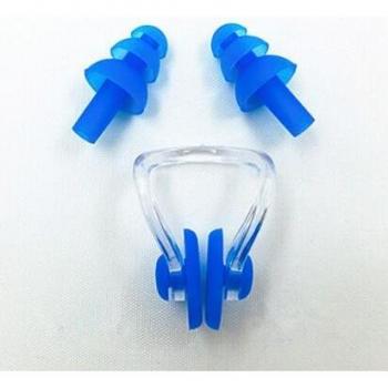 Tapones de oídos con clip para la nariz para nadadores