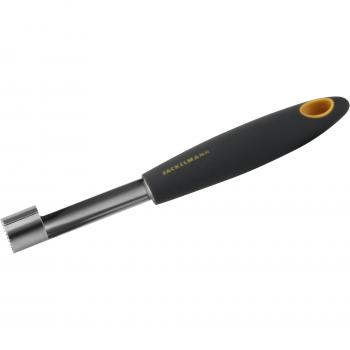 Pomme Soft‑Vide Fackelmann – 20 cm – Acier inox + PP + TPR – Gris / Orange / Argent