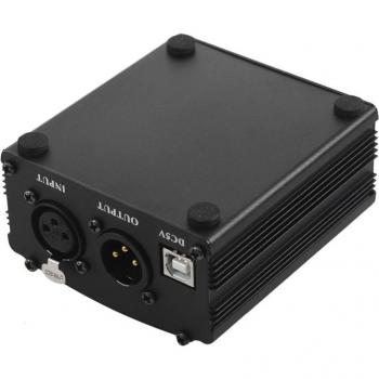 48V USB Microphone Phantom Power Supply for Recording