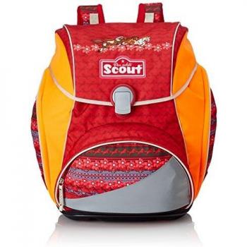 Roter & Weißer Scout Alpha Schulrucksack