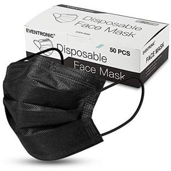 FY‑50 Black Unisex Mask – 50 pezzi Eventronic