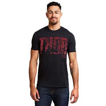 Thor Thematic Cotton T‑Shirt – Black, Medium