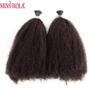 Miss Rola 2pcs/lot Afro Kinky Curly Hair Extensions