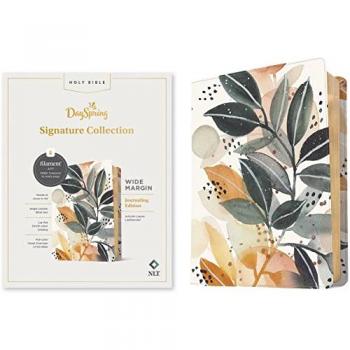 NLT Wide Margin Bible, Filament Enabled (Leatherlike, Autumn Leaves, Red Letter), by New Living Translation