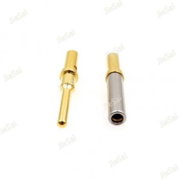 50/100Stk DT Serie Crimp-Termine 0460-202-1631 0462-201-1631 Goldbeschichtet Edelstahl 16-20AWG