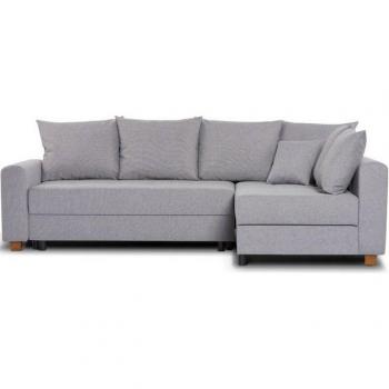 Konsimo REVO Ecksofa mit zwei Bettkästen und Reißverschlusskissen