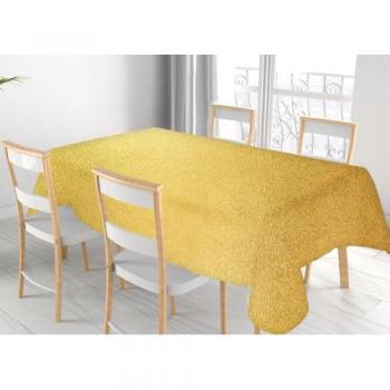 Tovaglia PVC Glitter Oro Antimacchia Natale 140x160