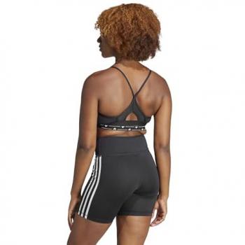 Reggiamento Sportivo AERCT LS 3S Bra Adidas Performance Nero e Bianco
