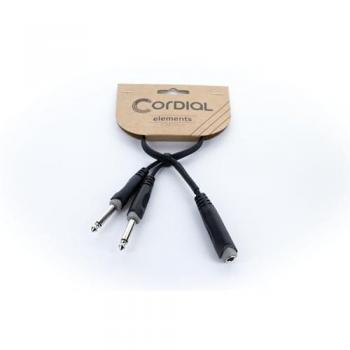 Cavo Audio XLR‑Y 0,3 GPP 1 m – Nero