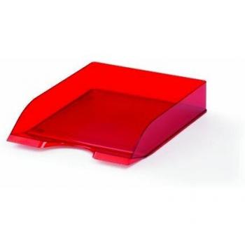 Tray di Cartella Vascetta Rosso Transparente Durable