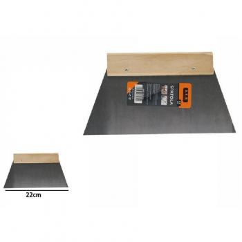 Espátula Profesional de Acero con Mango de Madera 22 cm – Trade Shop Traesio