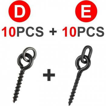 Mosodo 20Pcs Terminal Tackle Bait Holder for Carp Fishing