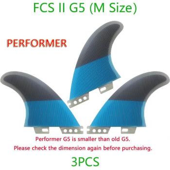 FCS II G5 ailerons de surf 3 pièces