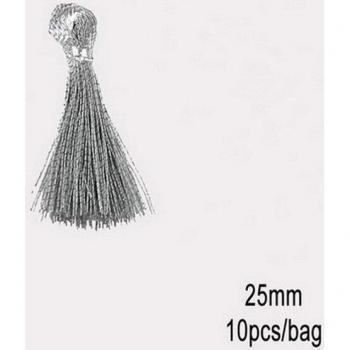 Breloques Mini Pompon 25 mm – Kit 10 pièces