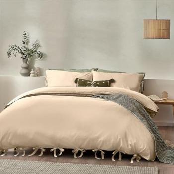Mallow Bow Tie 100% Cotton Duvet Cover Set