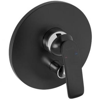 Kludi Escala de Baño Ducha Dual: Cromo y Negro