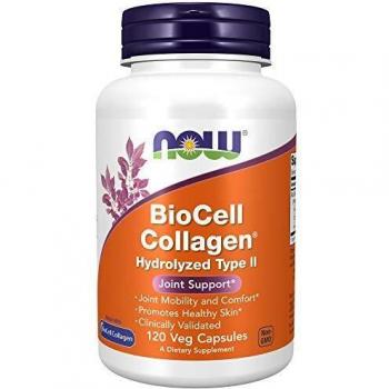 Now Foods Biocell Colágeno Tipo II, 120 Cápsulas