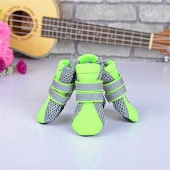 Zapatos de suela antideslizante para perros pequeños, botas transpirables, 1341