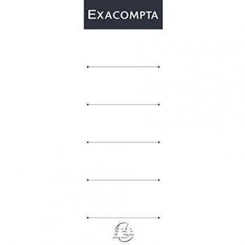 Exacompta 80mm Lever Arch File Spine Labels Pack of 10