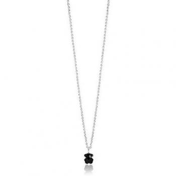 Collar TOUS en plata con colgante de ónix