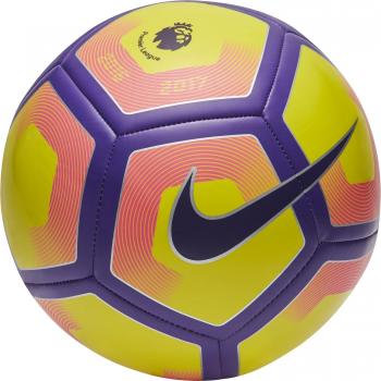 NIKE PITCH PREMIER LEAGUE FOOTBALL 2017/2018, Yellow / Purple / Black, size 5