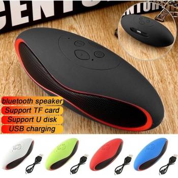 Tragbarer Bluetooth Lautsprecher Kabellos Mini 3D Ellipse Unterstützung für TF AUX und USB