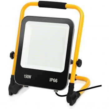 Proiettore a LED 150 W da Cantiere Hengda Swanew – Trépiede e Design Bianco Freddo