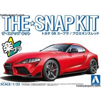 Maquette voiture Aoshima 1/32 Toyota GR Supra Rouge