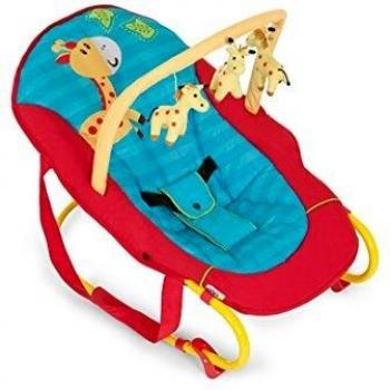 Sdraietta Hauck Bungee Deluxe: Nascita‑9Kg, Funzione Dondolamento, Arco Gioco, Schienale Regolabile, Cintura 3P