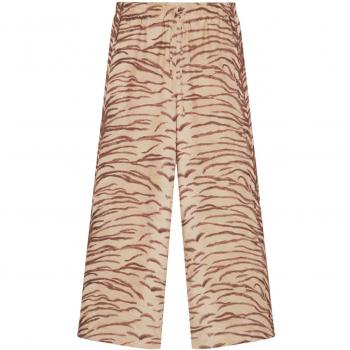 Stella McCartney Beige Printed Silk Trousers for Women