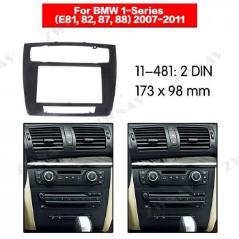 Fascia para instalación de radio en BMW serie 1 E81 E82 E87 E88